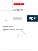 Precalculus 1ST Revision. No Answers