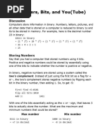 (AP CSP) (Digital Information) (03) (Encoding Text With Binary) Numbers, Bits, and You (Tube) (Student)