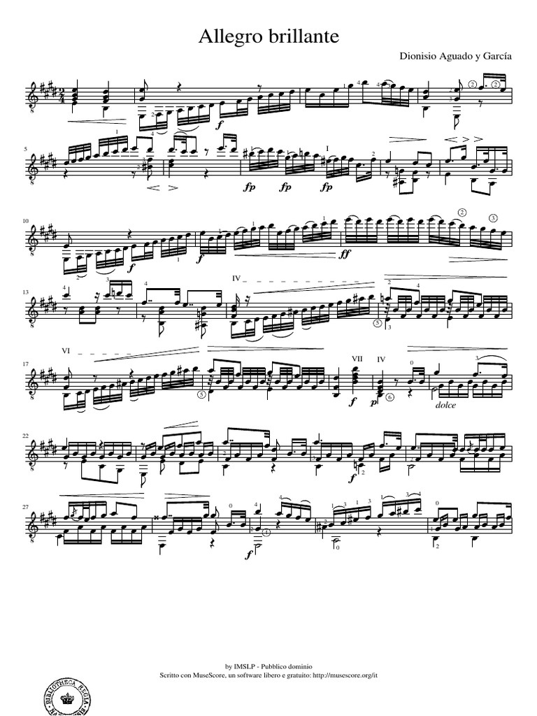 Allegro brillante pdf