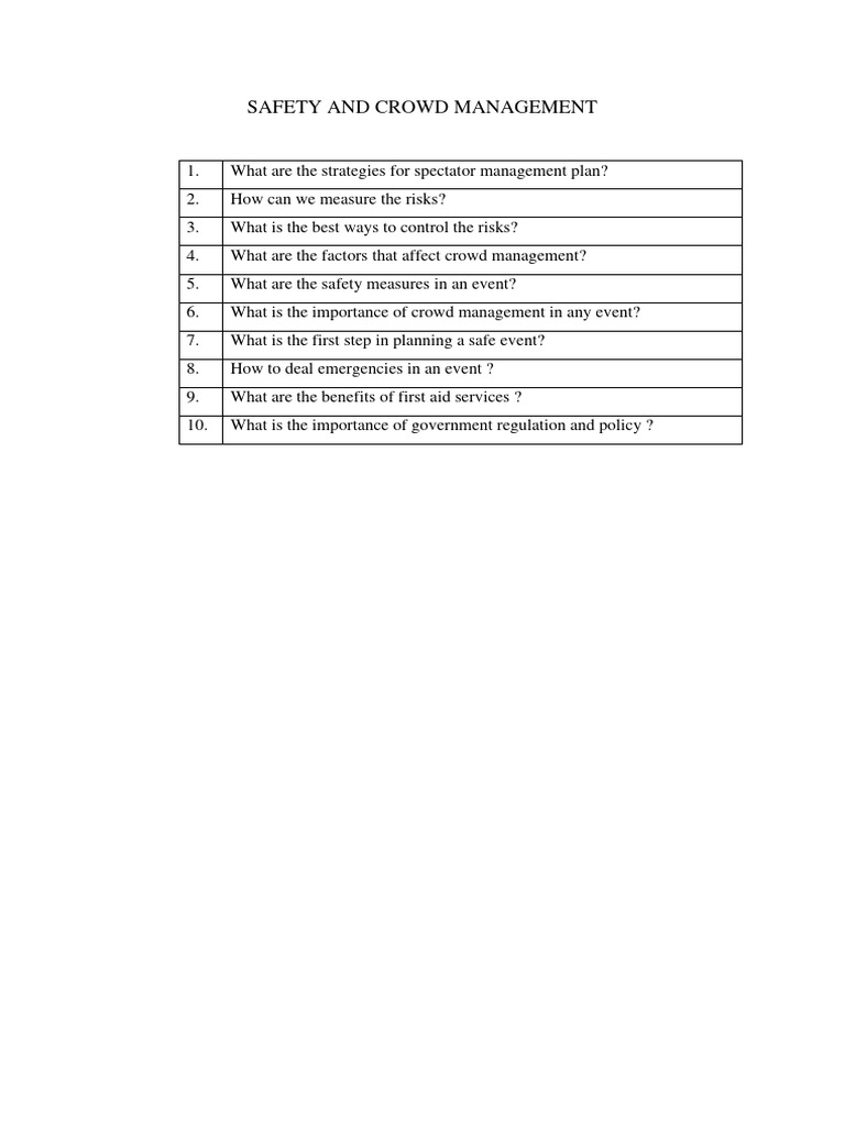 Crowd Management Book Pdf – Crowd Management Strategy – XBVYA