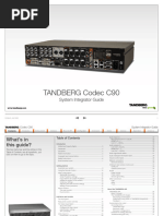 TANDBERG Codec C90: System Integrator Guide