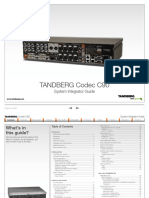 TANDBERG Codec C90: System Integrator Guide