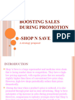 Boosting Sales During Promotion