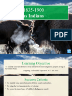 America 1835-1900 Lesson 1 The Plains Indians PowerPoint