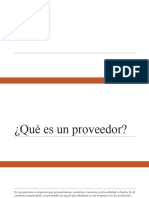 Proveedores Potenciales en El Mercado Internacional