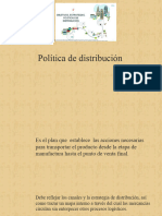 Política de Distribución