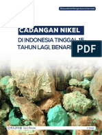 Cadangan Nikel di Indonesia Tinggal 15 Tahun Lagi Benarkah