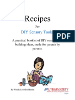 Open Sensory-Booklet Lots of Activities Sensory Recipes 7