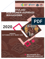 Rekpitulasi Kuesioner Kepuasan Mahasiswa Periode September 2019-Maret 2020 - SCT 1 2020