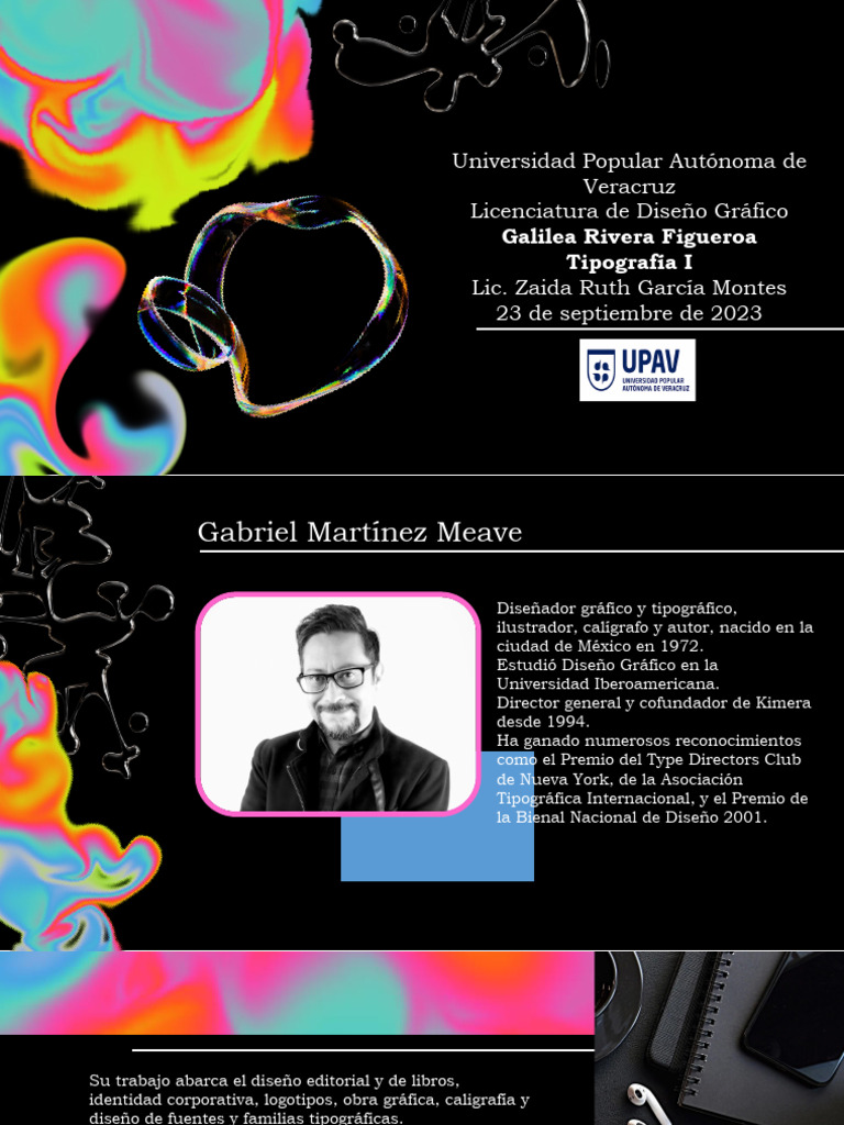 Biografía de Gabriel Martínez Meave | PDF