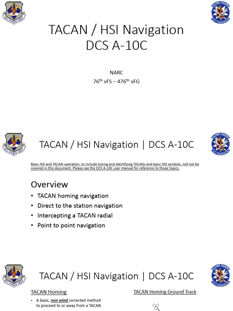 Narc, TACAN-HSI Navigation | PDF | Navigation