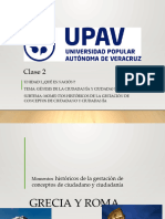 Clase 4 Momentos Historicos de La Gestacion de Concpetos de Ciudadano y Ciudadania