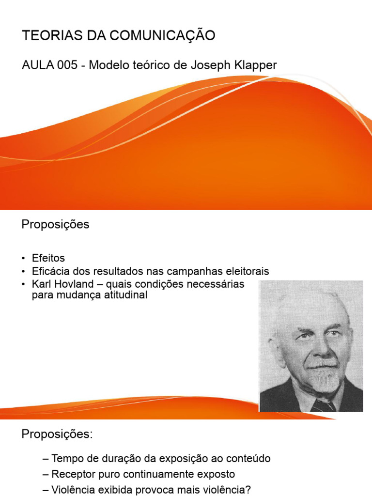 005 - Modelo Teorico de Joseph Klapper | PDF