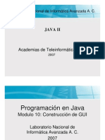 GUI Java AWT Swing componentes