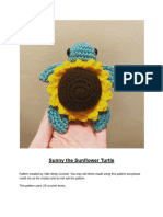 Sunny The Sunflower Turtle