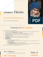 Social Issues Thesis - Poverty and Homelessness XL by Slidesgo