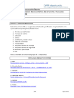 Módulo Documentación Técnica UD7 Elaboración de Documentos Del Proyecto y Manuales Actividad UD7-01 Nombre Apellidos