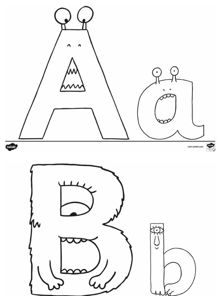 T TP 2662300 Full Page Alphabet Letters Printable - Ver - 1 | PDF