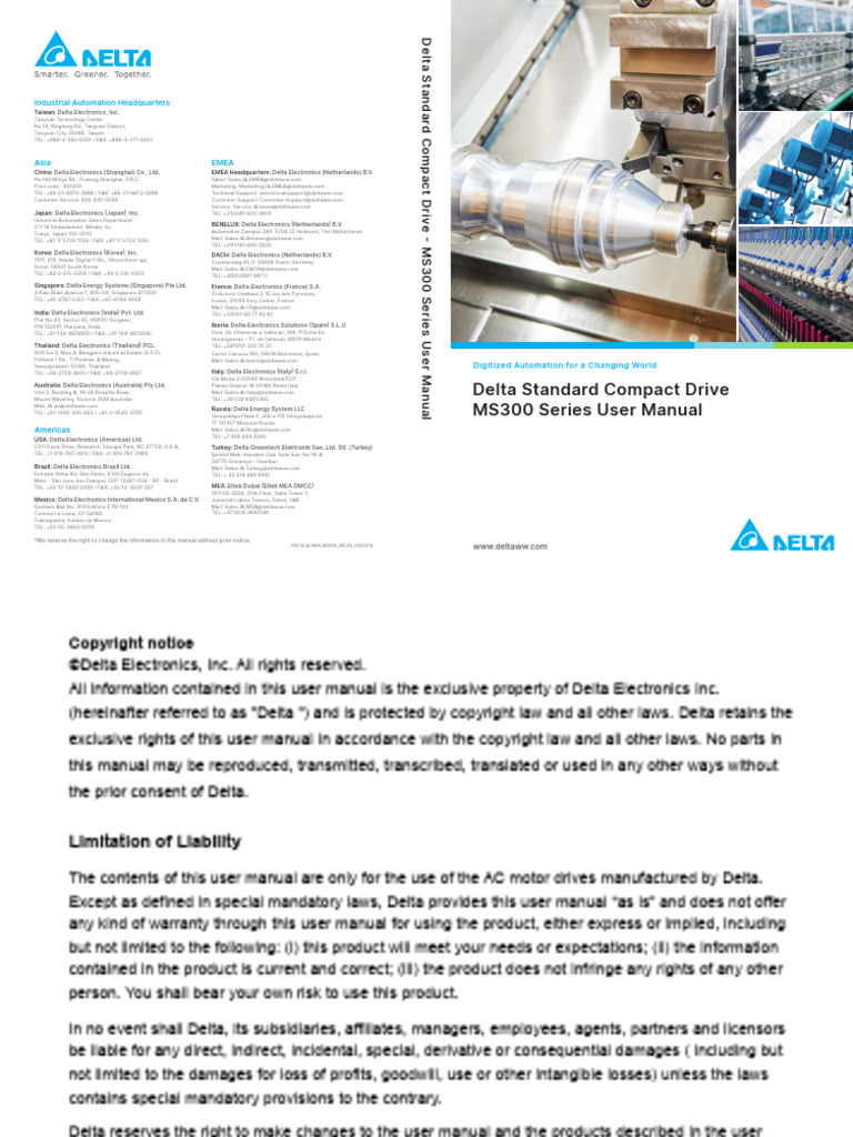 Manual MS300 Delta PDF Compatibility Programmable