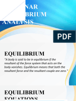 Coplanar Equilibrium Analysis No Soln Single and Composite Bodies