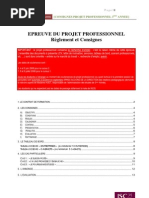 Plan de rédaction Projet professionnel  Recherche d 