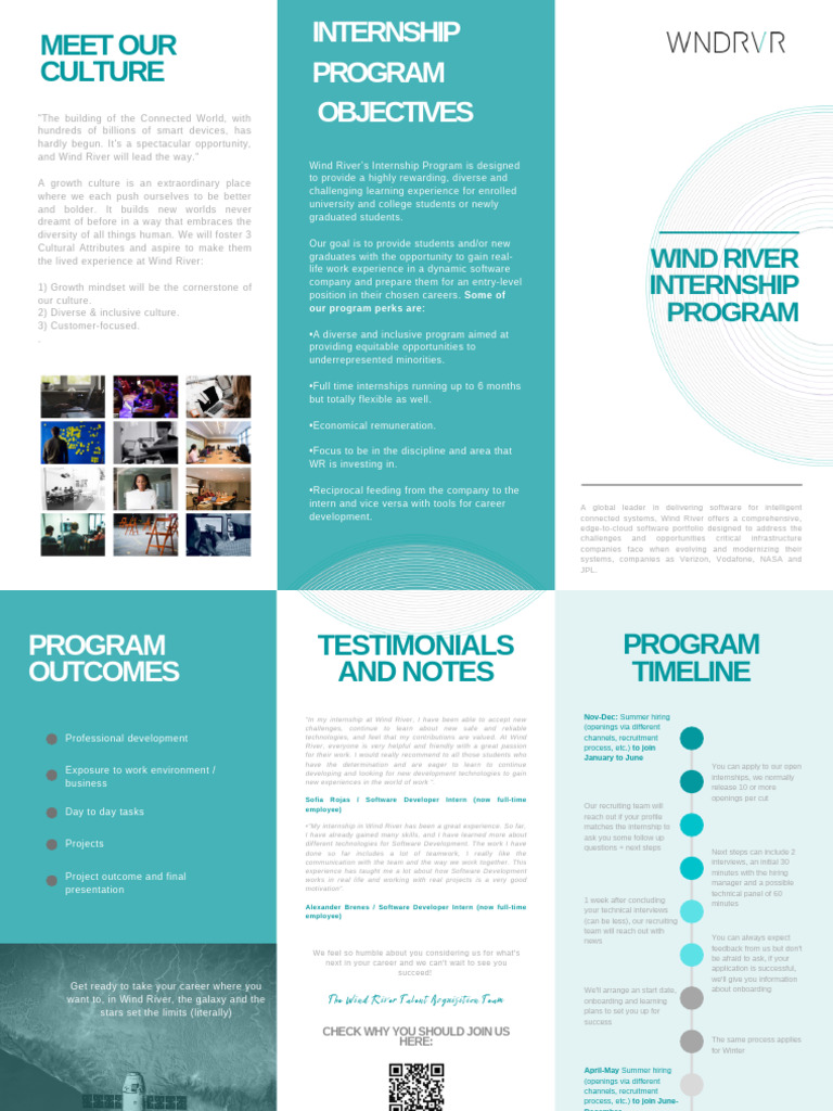 Wind River Internship Program Overview | PDF | Internship | Job Hunting