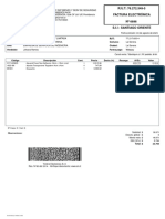 R.U.T: 76.272.549-5 Factura Electrónica #6696 S.I.I - Santiago Oriente