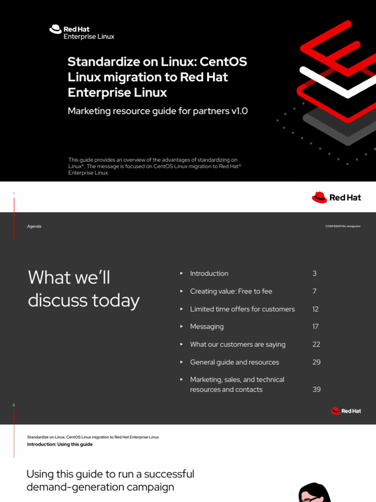 Standardize On Linux CentOS Linux Migration To Red Hat Enterprise Linux ...