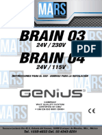 Manual GENIUS Brain 03-04 A 24v