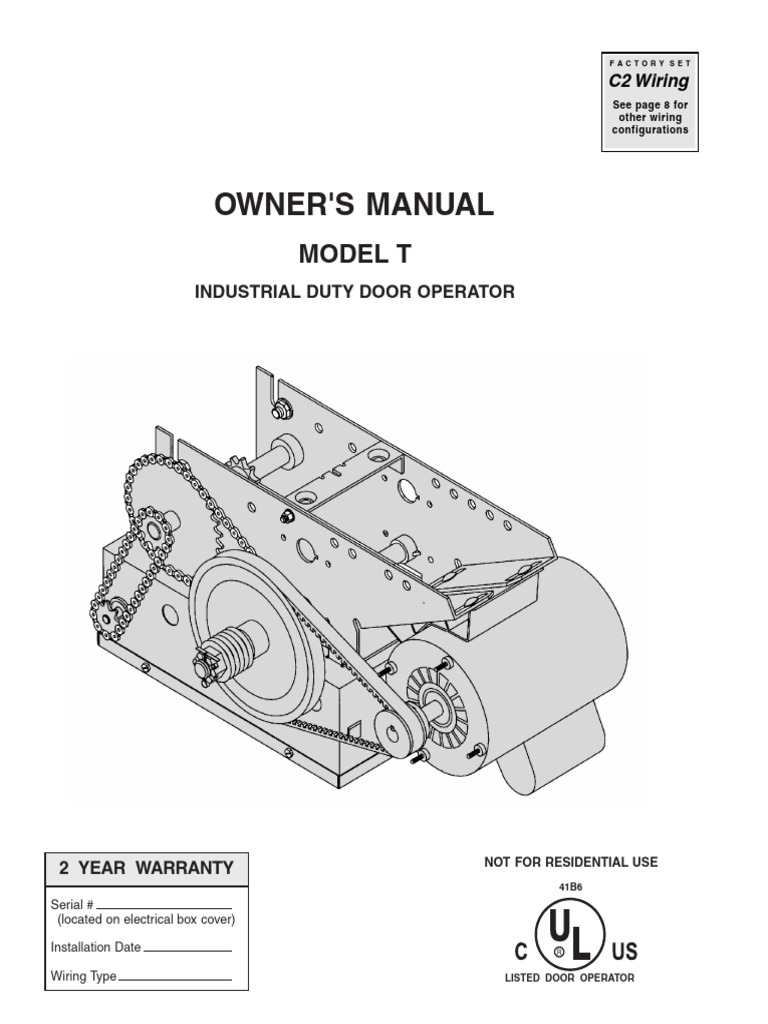 T 50 Liftmaster Operator | PDF