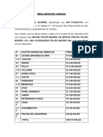 Declaracion Jurada