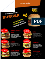 Carta de Hamburguesa