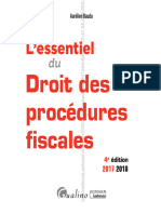 @SciencesJuridiques Droit Des Procédures Fiscales