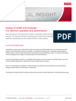 Design of Shafts and Housings For Optimum Operation and Performance