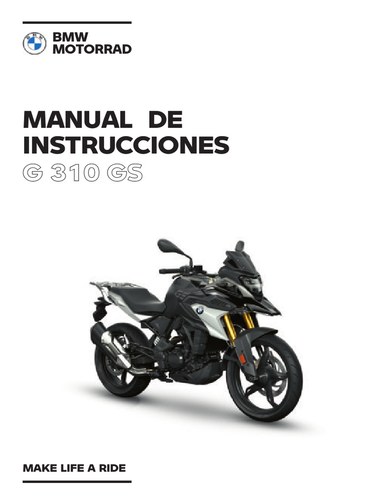 BMW G310GS Manual Usuario | PDF | Sistema de freno antibloqueo ...