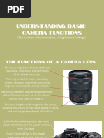 The Focus Ring Allows The User To Focus The Image Controlling The Blurriness of The Photo Manually