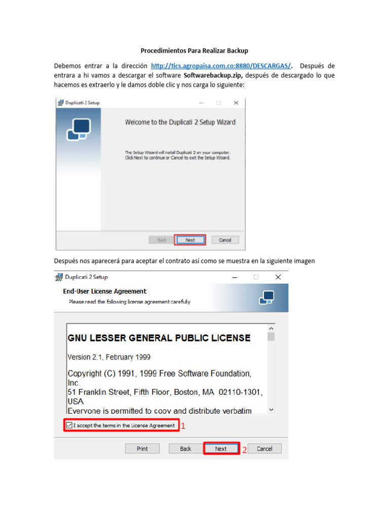 Pasos para Realizar un Backup | PDF