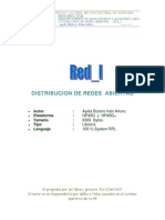 Distribución de caudales en redes abiertas