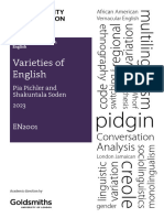 EN2001 - Varieties of English