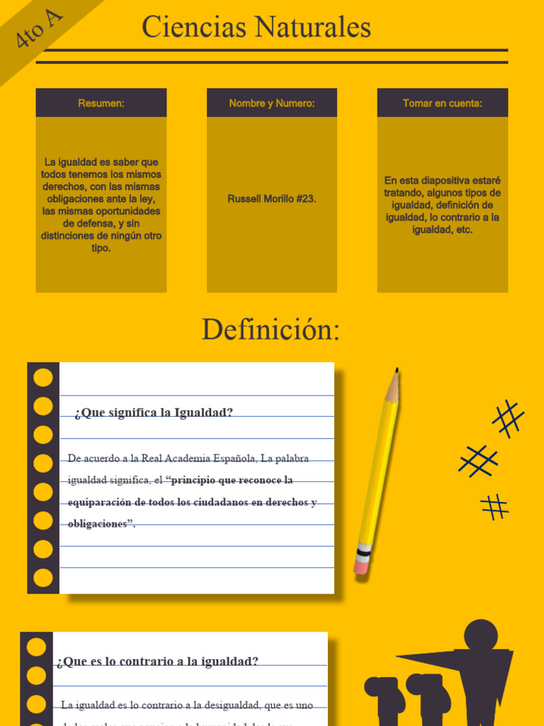 Tipos y Definición de Igualdad | PDF | Ciencias sociales