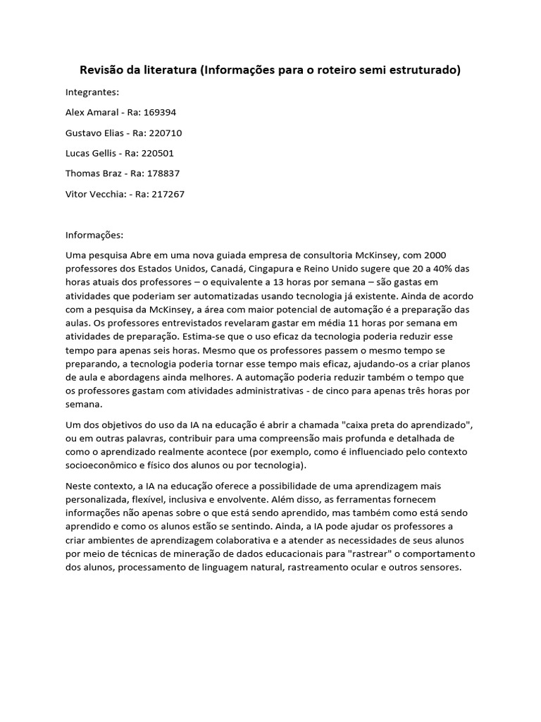 IA na Educação: Potencial e Desafios | PDF | Inteligência artificial ...