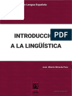 Introducción A La Lingüística