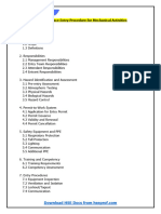 HSE Docs - Confined Space Entry Procedure For Mechanical Activities