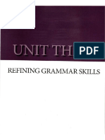 Refining Grammar Skills Unit 3