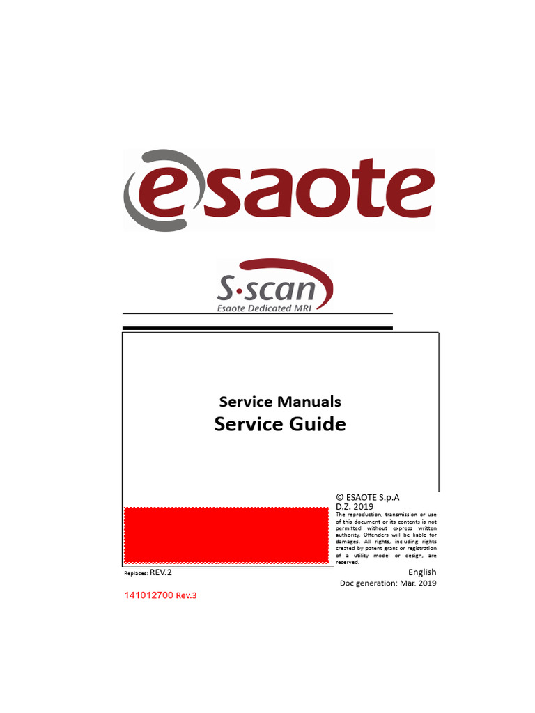 3-Service Manual S-Scan | PDF | Troubleshooting | Bios