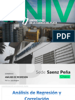 Regresión. Error de La Estimación. Coeficiente de Determinacion y Correlacion