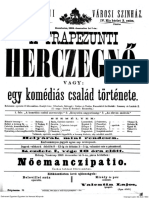 Trapezundi Hercegnő - Előadás Plakát