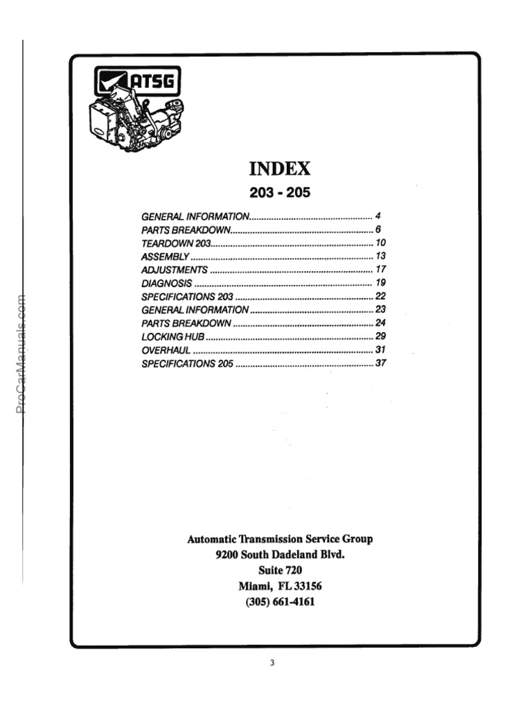 203205 Automatic Transmission Service Group PDF