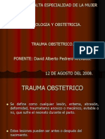 Trauma obstétrico: causas, lesiones y tratamiento