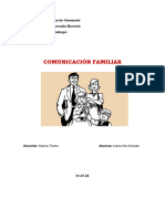 Comunicación Familiar: República Bolivariana de Venezuela U. E. Julio José Garmendia Murrieta Lechería - Edo. Anzoátegui